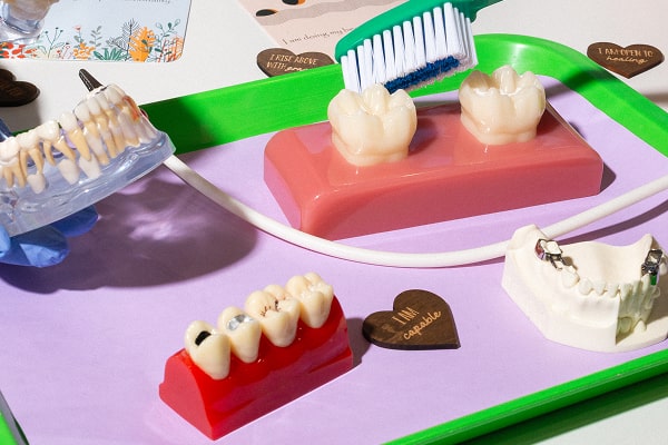 Models of sealants for kids